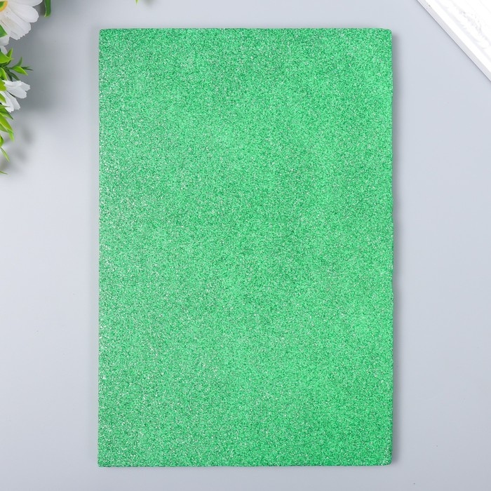 Фоамиран "Мятный блеск" 2 мм формат А4 (набор 5 листов)