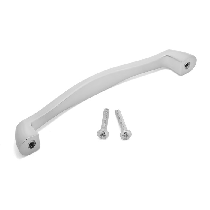 Ручка мебельная РС193CP, м/о 128 мм, цвет хром Ручка мебельная РС193CP, м/о 128 мм, цвет хром