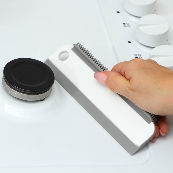 Щётка - скребок Raccoon, универсальная, 16×4,5×2 см Щётка - скребок Raccoon, универсальная, 16×4,5×2 см