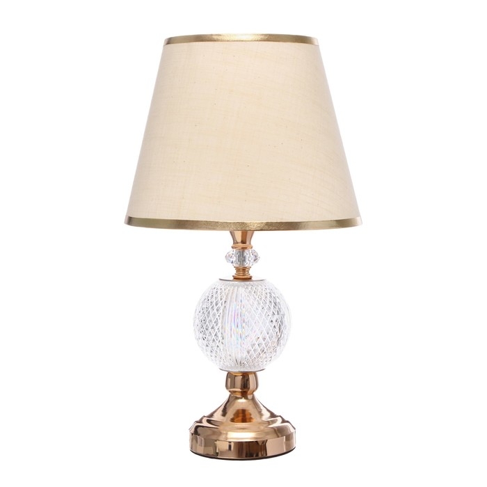 Настольная лампа с подсветкой Настольная лампа с подсветкой "Никс" Е27 40Вт золото 25х25х42 см