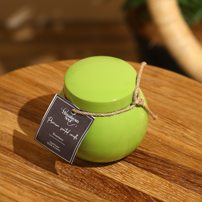 Свеча ароматическая в баночке 150 гр, парафин, rosemary Свеча ароматическая в баночке 150 гр, парафин, rosemary