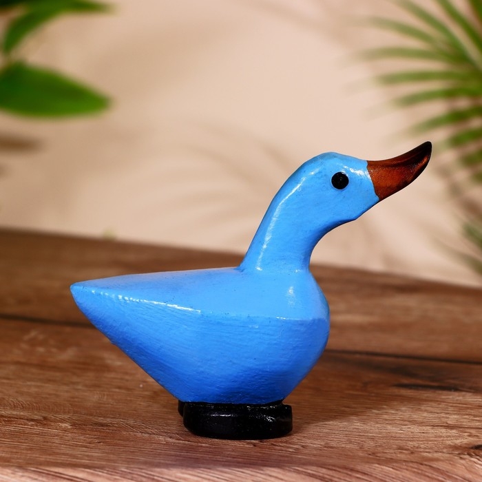 Сувенир Сувенир "Уточка синяя" дерево 15х7х11 см