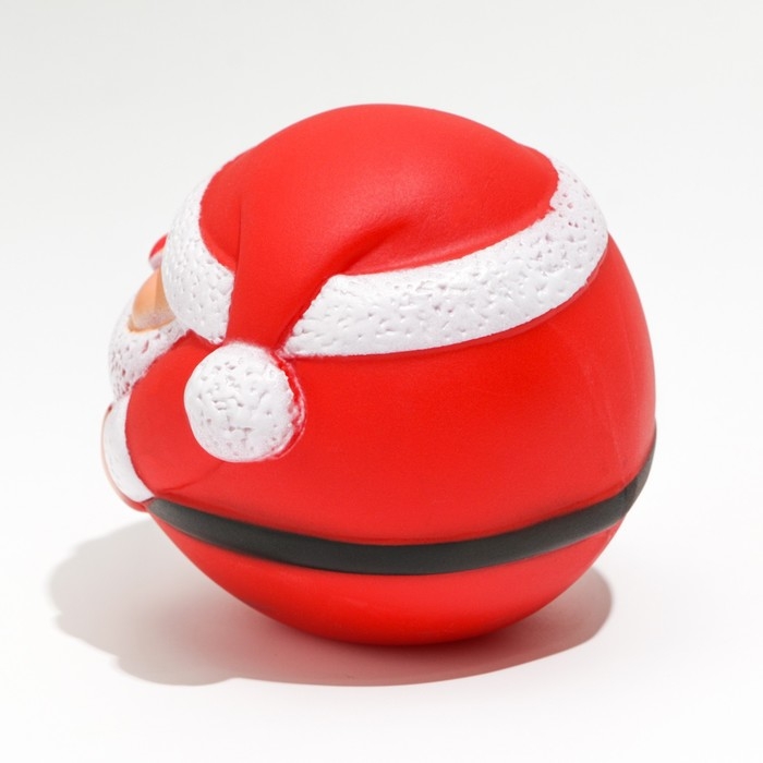 Шар пищащий для собак Шар пищащий для собак "Дед Мороз", виниловый, 8,5 х 8 см