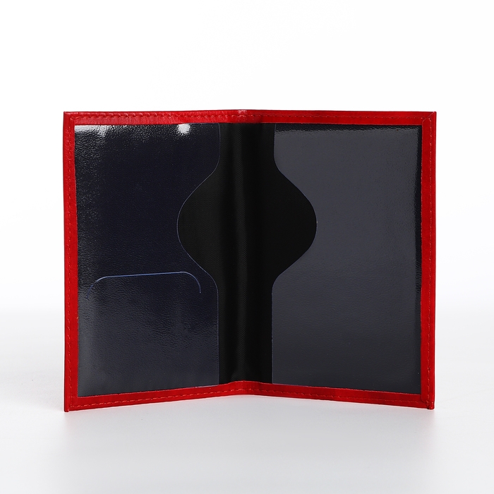 Обложка для паспорта, цвет красный Обложка для паспорта, цвет красный