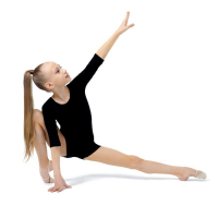 Купальник для гимнастики и танцев Grace Dance, р. 38, цвет чёрный