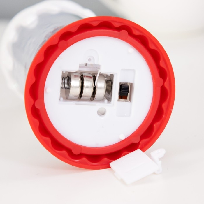 Ночник Ночник " Морозная свеча" LED RGB от батареек LR44 6х6х10 см RISALUX