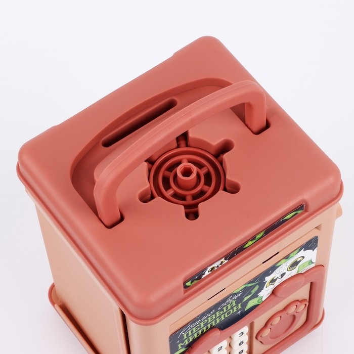 Копилка-сейф Копилка-сейф "Коплю свой первый миллион", 15,5х11х10 см