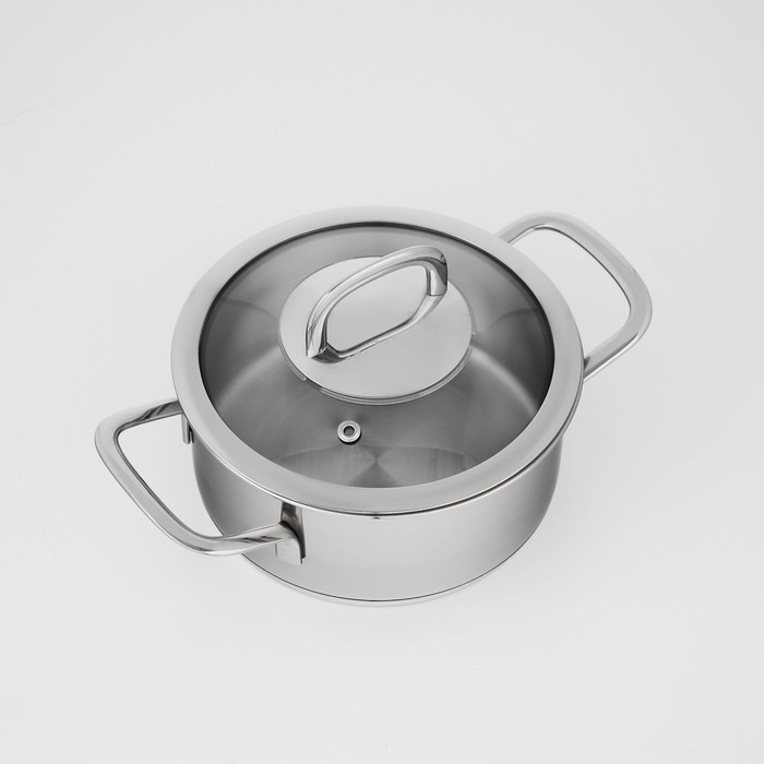 Кастрюля SAFIA, 1.2 л, d=16 cм, капсульное дно, индукция Кастрюля SAFIA, 1.2 л, d=16 cм, капсульное дно, индукция