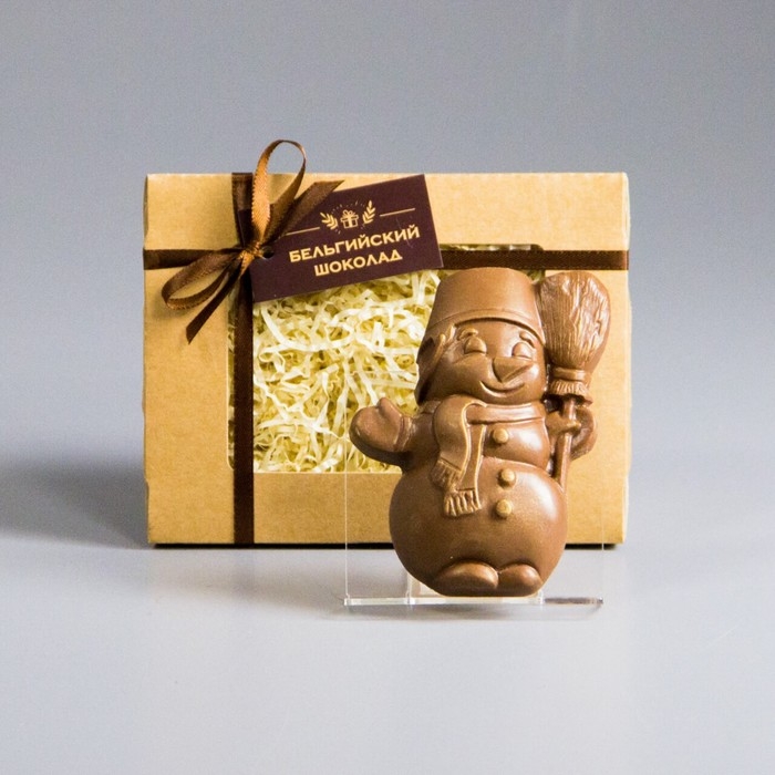 Шоколадная фигурка Шоколадная фигурка "Снеговик", 80 г