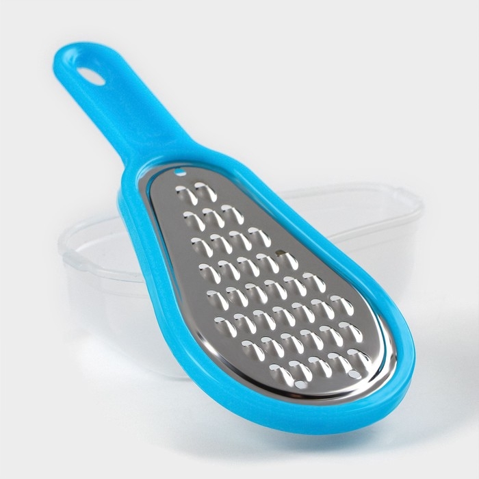 Тёрка с контейнером для детского питания Доляна «Груша», 16 см, мелкая, цвет МИКС Тёрка с контейнером для детского питания Доляна «Груша», 16 см, мелкая, цвет МИКС