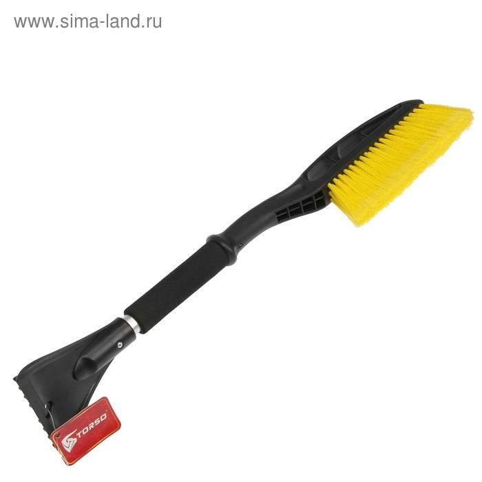 Щетка сметка TORSO, 61 см, со скребком, мягкая ручка Щетка сметка TORSO, 61 см, со скребком, мягкая ручка