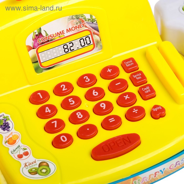 Касса со сканером, весами и аксессуарами «Продуктовая лавка»