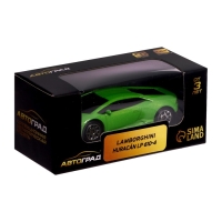 Машина металлическая LAMBORGHINI HURACAN LP610-4, 1:64, цвет зелёный