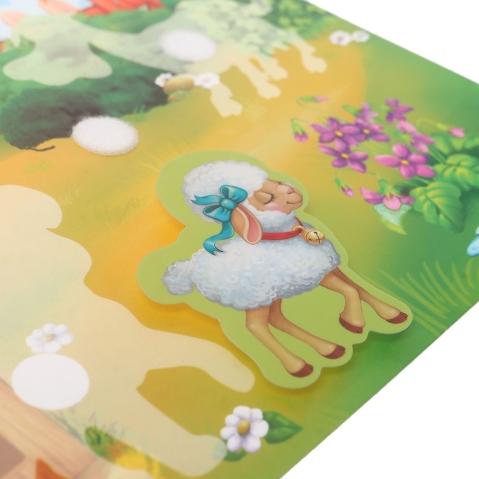 Игра на липучках, конструктор «Ферма» , Весёлые липучки Игра на липучках, конструктор «Ферма» , Весёлые липучки