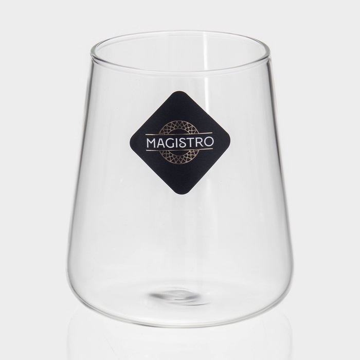 Стаканы &laquo;Нолан&raquo;, 400 мл, 9&times;10 см, набор 2 шт, стекло, прозрачные