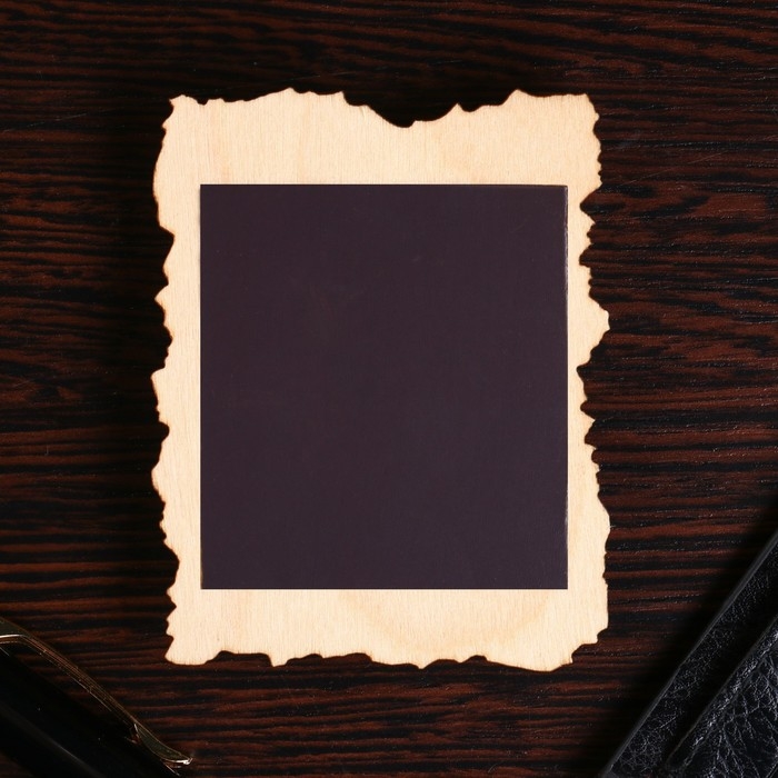 Магнит Магнит "Волк", дерево, гипс, 7х9 см