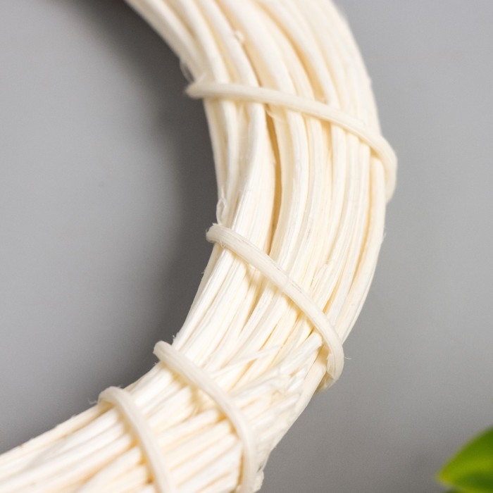 Кольцо ротанг для изготовления ловца снов Кольцо ротанг для изготовления ловца снов "Сливочный" d=15 см