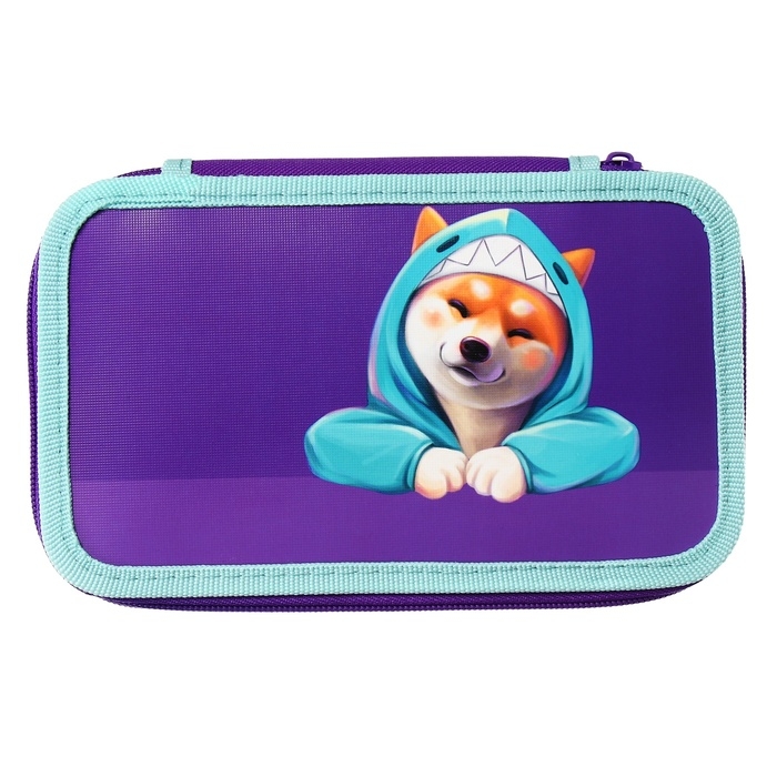 Пенал 2 секции, 125 х 205 х 40 мм, Calligrata 30П26/2  Пенал 2 секции, 125 х 205 х 40 мм, Calligrata 30П26/2 "Сиба", ламинированный картон