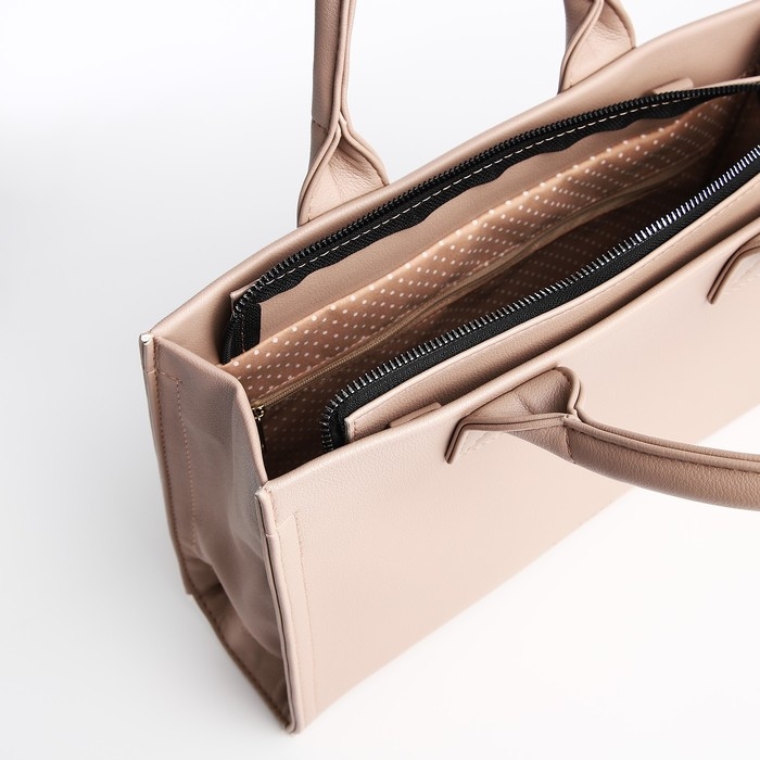 Сумка женская TEXTURA, тоут, средний размер, цвет бежевый Сумка женская TEXTURA, тоут, средний размер, цвет бежевый