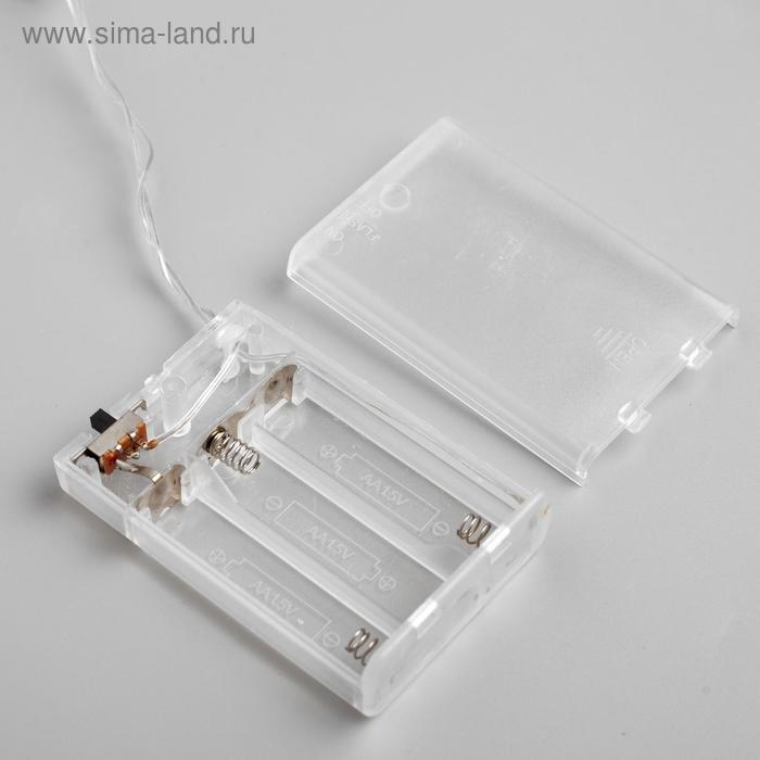 Гирлянда «Нить» 3 м с насадками «Шарики», IP20, прозрачная нить, 20 LED, батарейки AAх3 (нет в комплекте), свечение мульти Гирлянда «Нить» 3 м с насадками «Шарики», IP20, прозрачная нить, 20 LED, батарейки AAх3 (нет в комплекте), свечение мульти