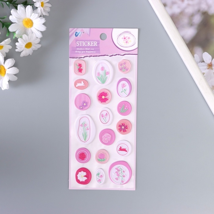 Наклейка для творчества Наклейка для творчества "Печать. Нежная весна" 22х10 см