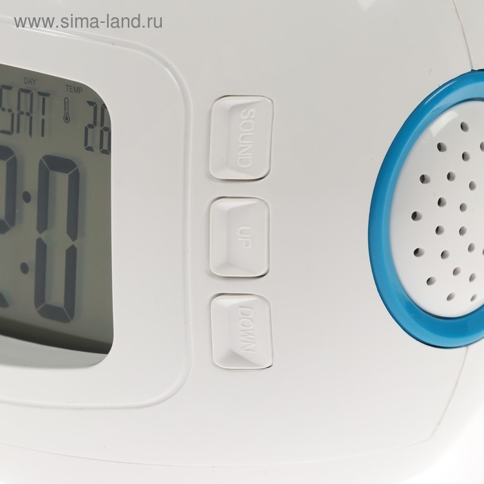 Будильник Luazon LB-10  Будильник Luazon LB-10 "Звездное небо", часы, 8 мелодий, белый