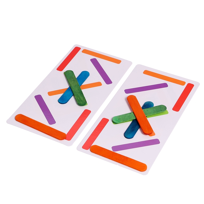 Развивающий набор «Разложи палочки» Развивающий набор «Разложи палочки»