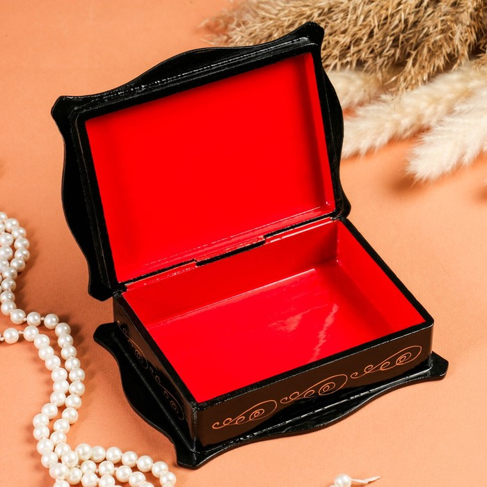 Шкатулка «Цветы», 12×16 см, лаковая миниатюра микс Шкатулка «Цветы», 12×16 см, лаковая миниатюра микс