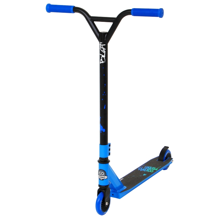 Самокат трюковой COSMORIDE BLOT, колёса PU 100 мм, ABEC 7, цвет синий Самокат трюковой COSMORIDE BLOT, колёса PU 100 мм, ABEC 7, цвет синий