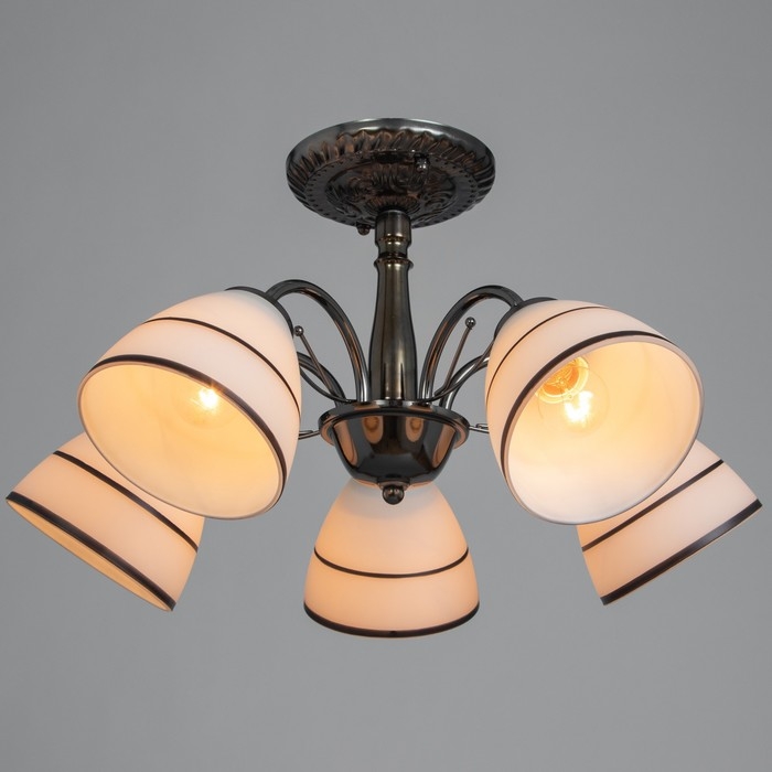 Люстра Люстра "Аннеди" 5хЕ27 40Вт антрацит 55х55х35 см BayerLux