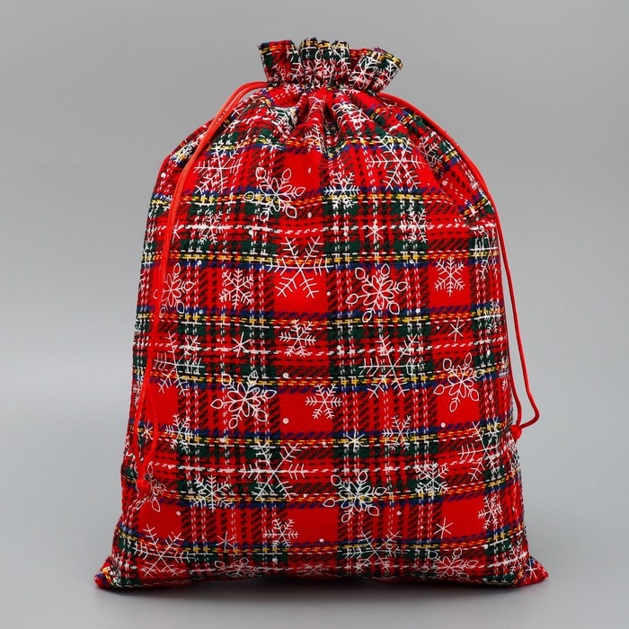 Мешочек подарочный холща «Подарок для тебя», снежинки, 30 х 40 см +/- 1.5 см, Новый год Мешочек подарочный холща «Подарок для тебя», снежинки, 30 х 40 см +/- 1.5 см, Новый год