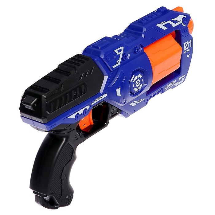 Бластер «Супер сила», стреляет мягкими пулями Бластер «Супер сила», стреляет мягкими пулями