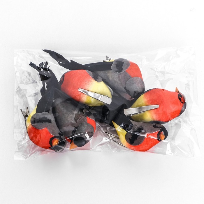 Декор птица 12 см Декор птица 12 см "Снегирь"