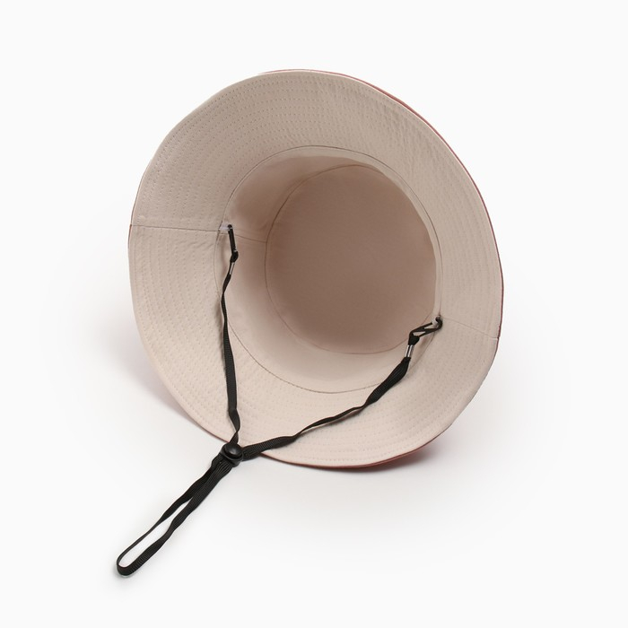 Панама двусторонняя MINAKU, цвет розовый/молочный, размер 56 Панама двусторонняя MINAKU, цвет розовый/молочный, размер 56