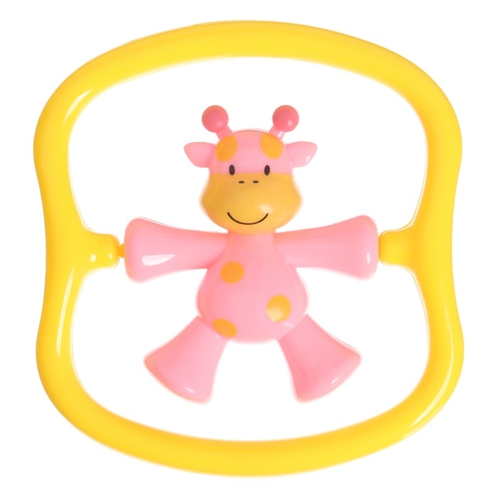 Погремушка «Жирафик» цвет розовый, Крошка Я Погремушка «Жирафик» цвет розовый, Крошка Я