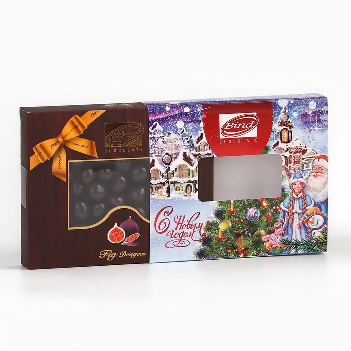 Шоколадное драже «Инжир в темном шоколаде», 100 г