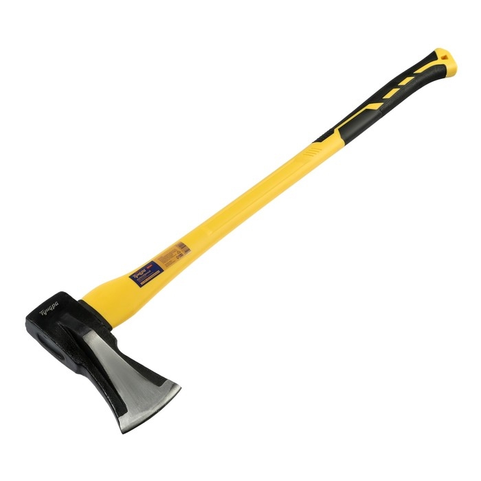 Колун кованый ТУНДРА ПРОФИ, клиновидная форма, фиберглассовое 3К топорище 90 см, 3 кг Колун кованый ТУНДРА ПРОФИ, клиновидная форма, фиберглассовое 3К топорище 90 см, 3 кг