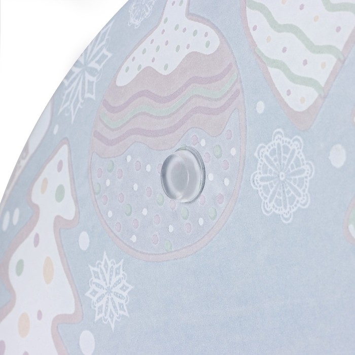 Блюдо стеклянное 2-х ярусное Доляна «Пряничный домик», d=25/20 см Блюдо стеклянное 2-х ярусное Доляна «Пряничный домик», d=25/20 см