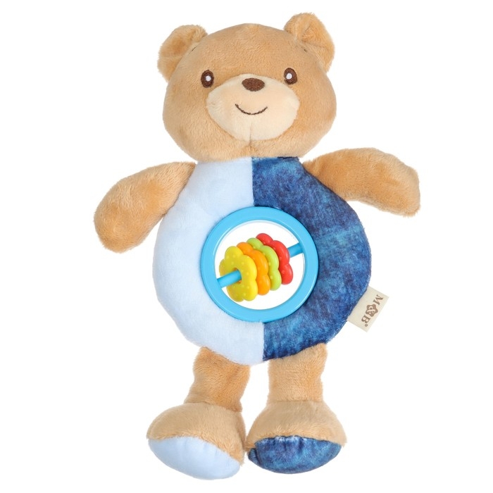Игрушка-погремушка мягкая «Мишка», Mum&Baby Игрушка-погремушка мягкая «Мишка», Mum&Baby