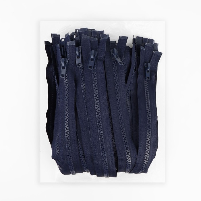 Молния «Трактор», №8, разъёмная, замок автомат, 100 см, цвет тёмно-синий, цена за 1 штуку Молния «Трактор», №8, разъёмная, замок автомат, 100 см, цвет тёмно-синий, цена за 1 штуку