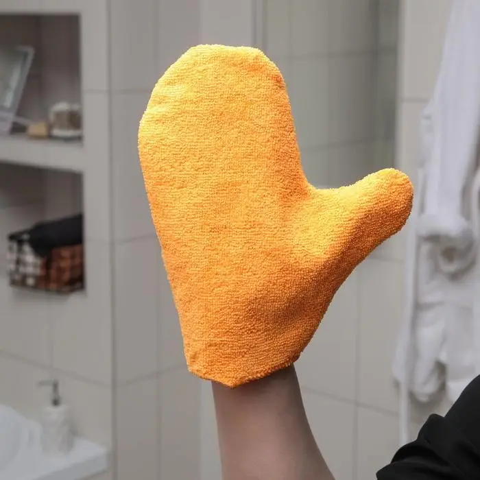 Варежка для уборки Доляна, 19×26 см, 15 гр, двухсторонняя, эконом, микрофибра Варежка для уборки Доляна, 19×26 см, 15 гр, двухсторонняя, эконом, микрофибра