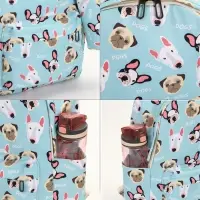 Рюкзак школьный &laquo;Собаки&raquo;, с пеналом, 29&times;12&times;41 см, голубой