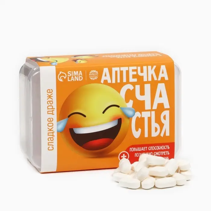 Конфеты драже - таблетки &laquo;Счастья&raquo;: 50 г
