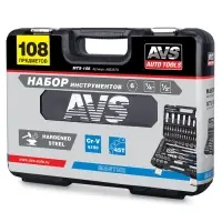 Набор инструментов 108 предметов "MASTER" AVS MTS-108
