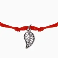 Браслет-оберег &laquo;Став&raquo;, приносящий деньги, лист, цвет серебро, 8 см