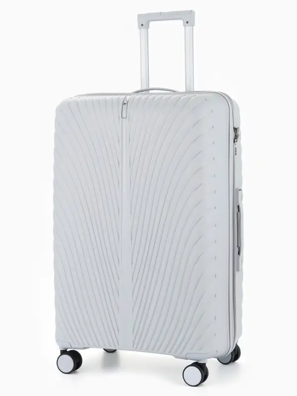 Чемодан на колёсах, 28", кодовый замок, 47&times;28&times;75 см, серый