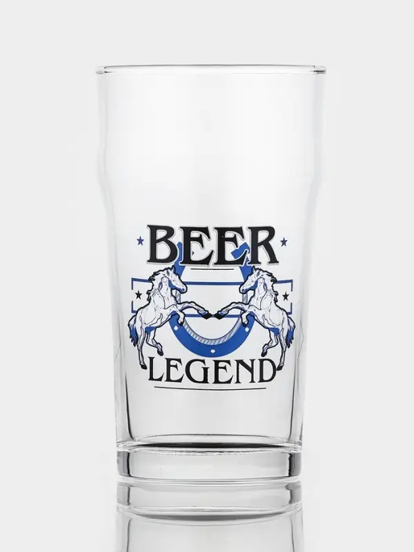 Стакан для пива  Стакан для пива "Пейл-эль" "Лошади. Beer Legend" 570 мл