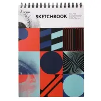 Скетчбук 21&times;29 см для пастели, 30 листов, жесткая обложка, плотность 130 г, МИКС