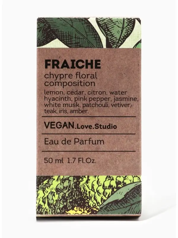 Парфюмерная вода женская Vegan Love Studio Fraiche, 50 мл (по мотивам Chance Eau Fraiche (Chanel)
