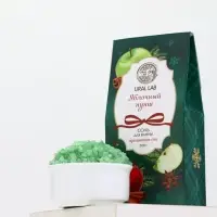 Соль для ванны, аромат яблочный пунш, 200 г, URAL LAB Соль для ванны, аромат яблочный пунш, 200 г, URAL LAB